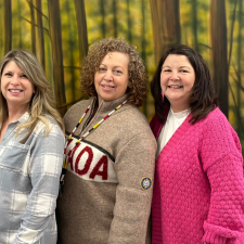 Three female staff at Yale secondary who support Indigenous students